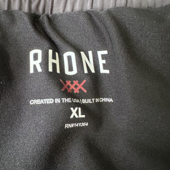 Rhone Mako Lined Shorts Men’s XL Black 8.5" Inseam Drawstring Pockets Athletic - Picture 6 of 10